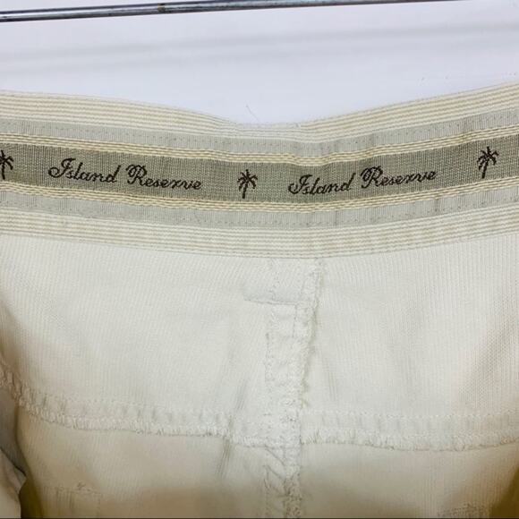Silk Tan Pants Slacks Sz 40x 30 Pusser’s Island Summer Cream - Picture 6 of 7